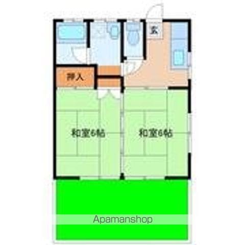 コーポ大住の間取り写真