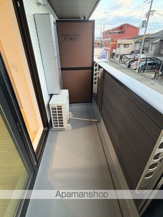 ヒカルサ堺市文珠橋通Ⅱ[1K/27.02m2]のバルコニー