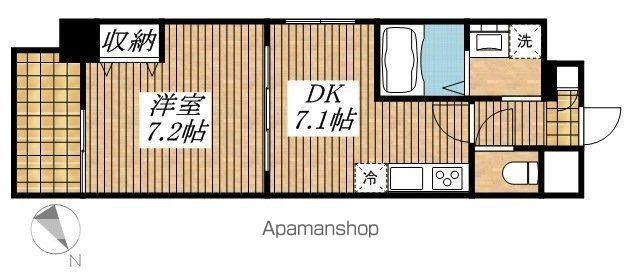 【立川市錦町のマンションの間取り】