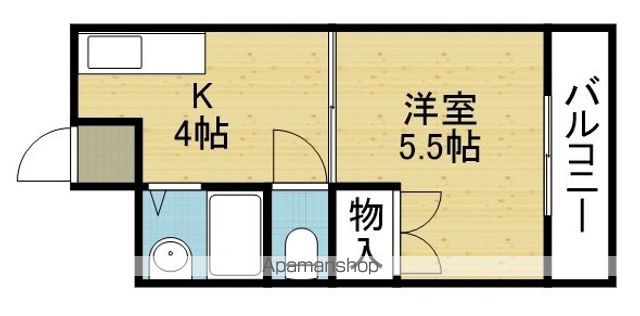 エルドムス陽光一番館の間取り写真