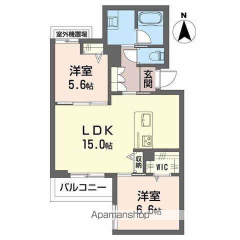 シャーメゾン月の杜の間取り写真