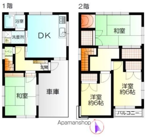 【東大和市高木の戸建ての間取り】