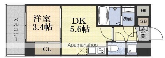 セレニテ新大阪カルムの間取り写真