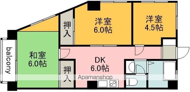 オーヴァル多摩川の間取り写真