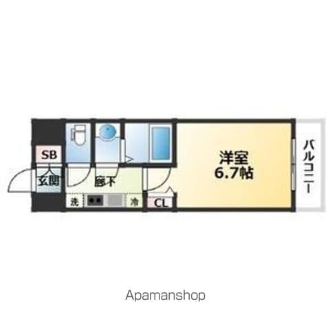 プレサンス上前津エレスタの間取り写真