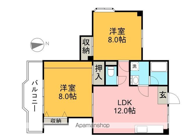 比島セブンコーポの間取り写真