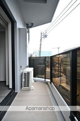 東京都目黒区東山２丁目[1K/26.27m2]のバルコニー