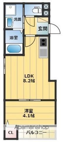 ＬＡ　ＭＡＩＳＯＮ和白東の間取り