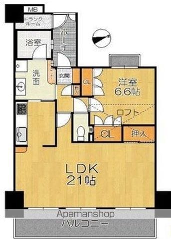 アーバンパレス天神南ハートランドタワーB棟の間取り写真