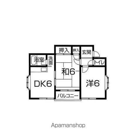 ハイム新在家の間取り写真