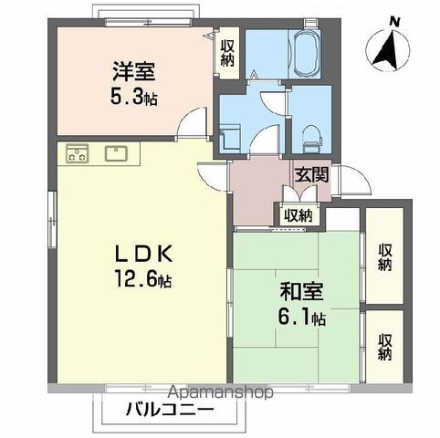 アークヒルズ中村 ABCDEFGH棟の間取り写真