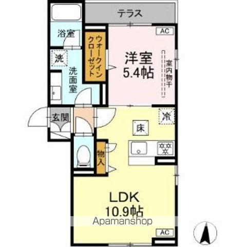 DーKOWARIの間取り写真