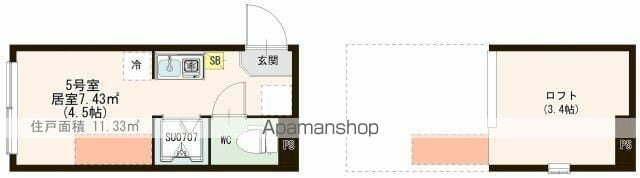 コンフォール板橋の間取り写真