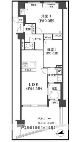 パシフィックビスタⅣ　４００の間取り