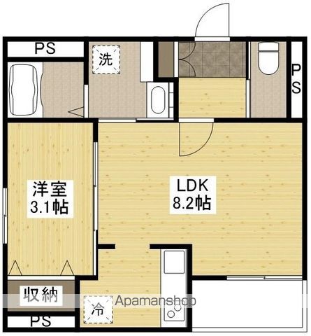 月光福山東壱番館の間取り写真