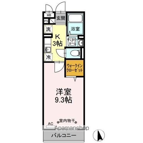 DーROOMあすと長町 IVの間取り写真