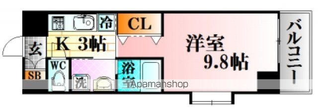 フェリーチェグランデ舟入中町の間取り写真