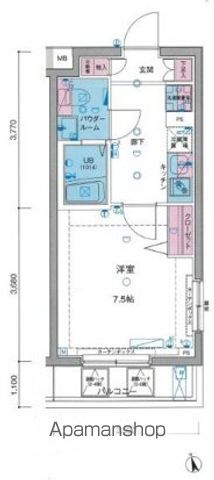 GENOVIA亀戸水神SKYGARDENの間取り写真