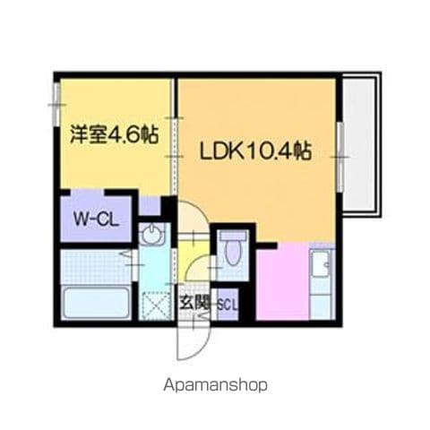 シキレジデンス南平岸の間取り写真