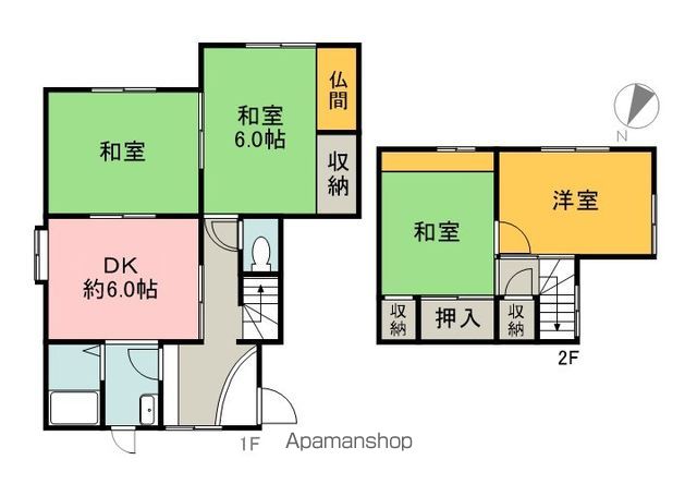 山本7丁目 戸建の間取り写真