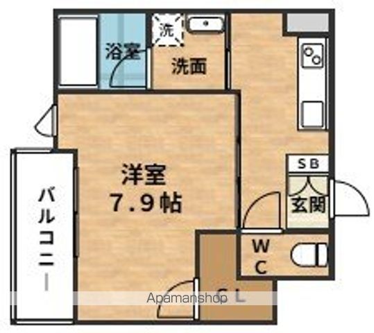 VILLENEUVENAKANOSHIMAの間取り写真