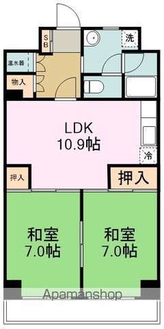 ブライトシティ柏木の間取り写真