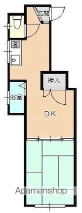 みどりハイツ[1DK/30m2]の間取図