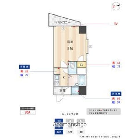 R’Sレジデンス千代の間取り写真