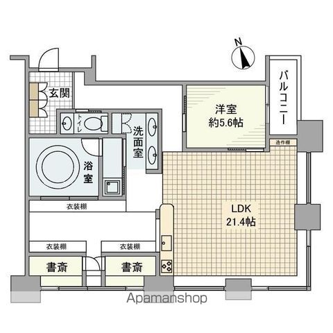 青山パークタワーの間取り写真