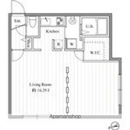ＺＥＳＴＹ松陰神社[1LDK/40.5m2]の間取図