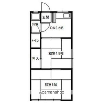 コーポ上良[2K/29m2]の間取図