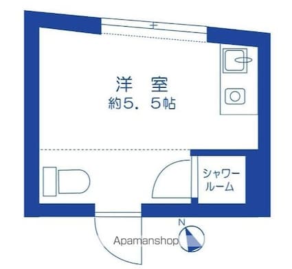 ｐｉｃｃｏｌｏ　ｇｒａｎｄｅ門前仲町[1R/9.94m2]の間取図
