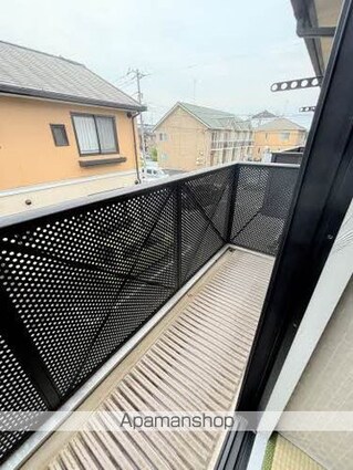 イーストビレッジ坂本　Ｂ棟[2K/38.5m2]のバルコニー