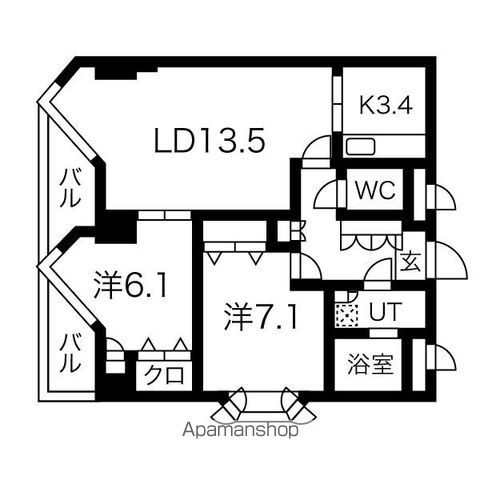 宮ヶ丘レジデンス神宮前の間取り写真