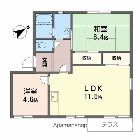 ル・アーブルA棟の間取り写真
