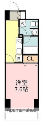 ＫＤＸ定禅寺通レジデンス[1K/29.31m2]の間取図