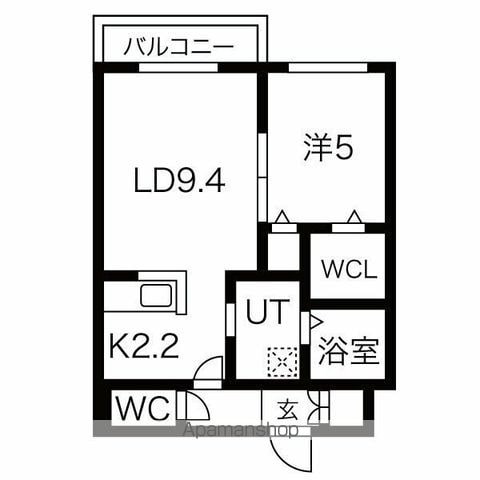 エレガント本町の間取り写真