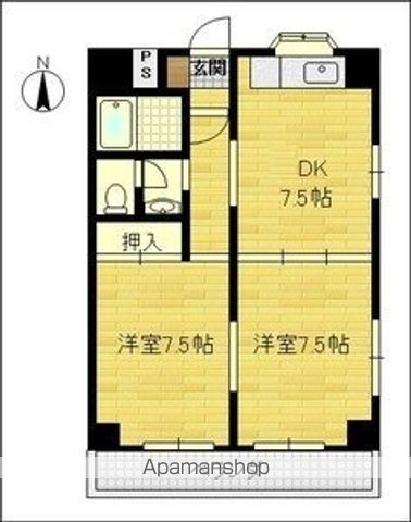 ランド雅の間取り写真