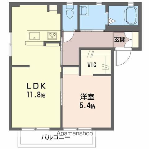 フォンテーヌ東ABCDの間取り写真