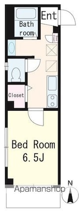 Ｂｅｌｌ　Ｗｏｏｄ　Ｊ[1K/23.67m2]の間取図
