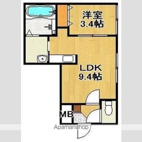 アマン恵庭の間取り写真