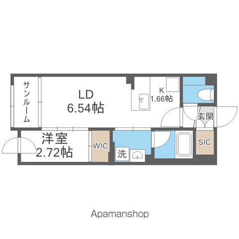 LIVECASA豊平の間取り写真