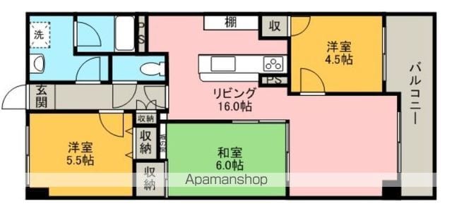メゾンドール瀬田公園都市の間取り写真