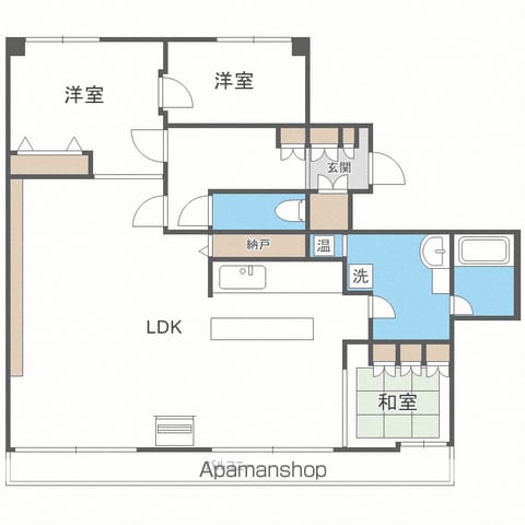 シーアイマンション円山E棟の間取り写真