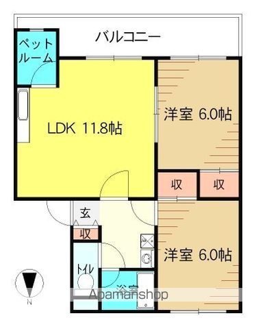 グリーン雅の間取り写真