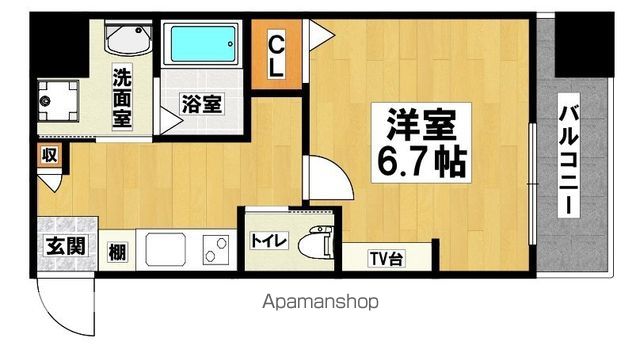 甲斐町エヌエムキャトフヴァンアンの間取り写真
