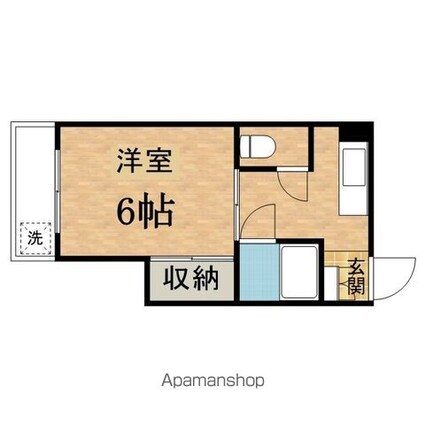 ハイムルネッサンス[1K/20m2]の間取図