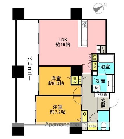 クリオ新札幌壱番館の間取り写真