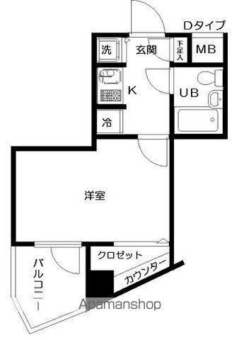 日神デュオステージ笹塚西館の間取り写真