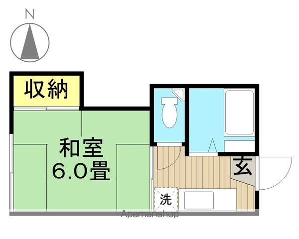 メゾン西小岩B棟の間取り写真